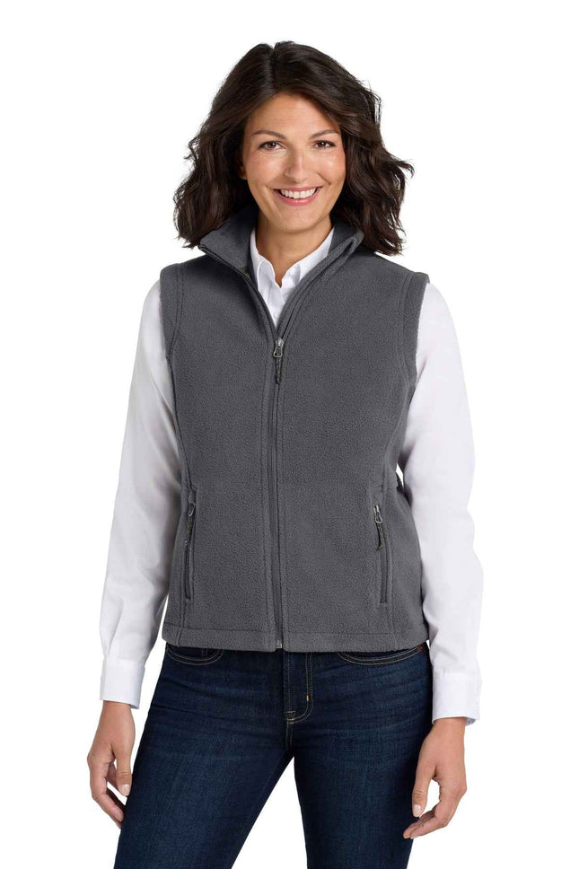 Port Authority Women's Value Fleece Vest L219 Iron Grey