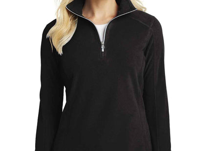 Port Authority Women's Microfleece 1/2Zip Pullover L224 Black