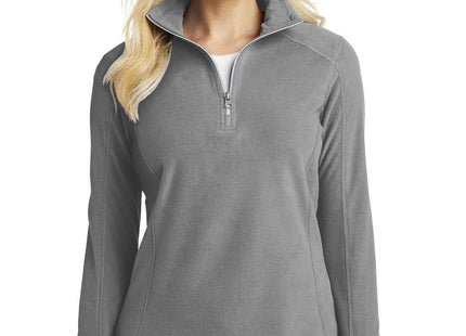 Port Authority Women's Microfleece 1/2Zip Pullover L224 Pearl Grey