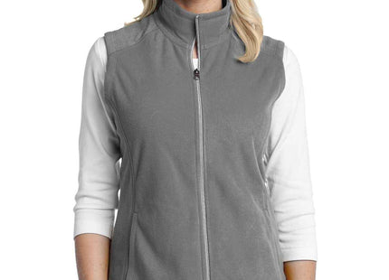 Port Authority Women's Microfleece Vest L226 Pearl Grey