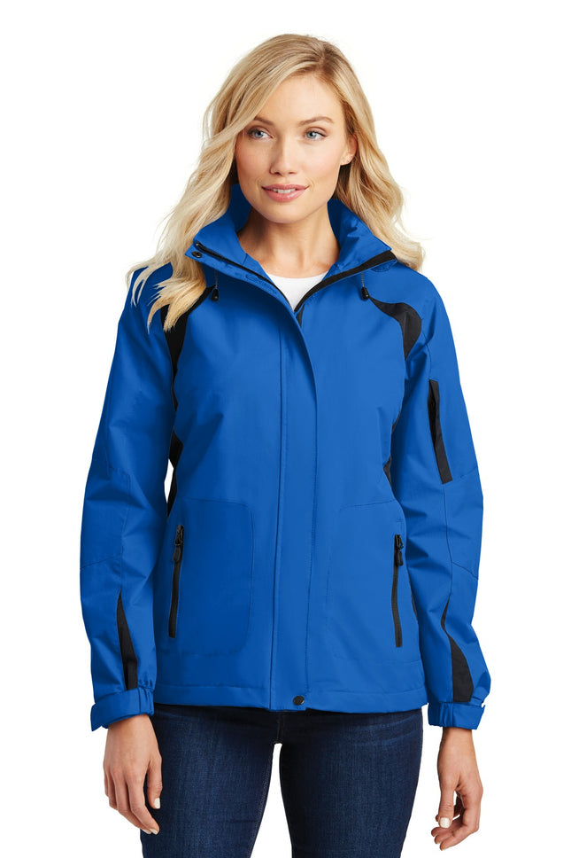 Port Authority Women's AllSeason II Jacket L304 Snorkel Blue Black