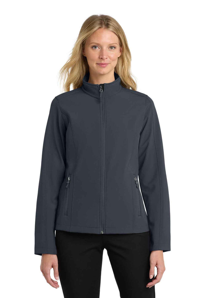Port Authority Women's Core Soft Shell Jacket L317 Battleship Grey