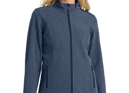 Port Authority Women's Core Soft Shell Jacket L317 Navy Heather