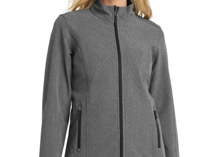 Port Authority Women's Core Soft Shell Jacket L317 Pearl Grey Heather