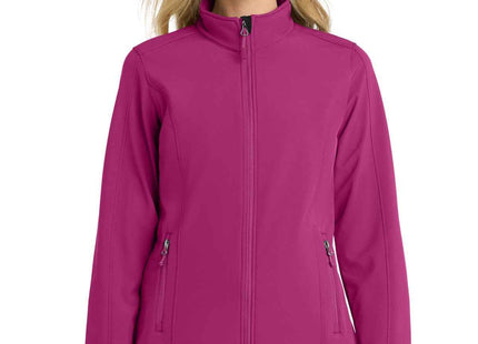 Port Authority Women's Core Soft Shell Jacket L317 Very Berry