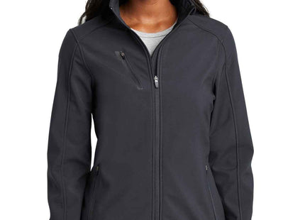 Port Authority Women's Welded Soft Shell Jacket L324 Battleship Grey