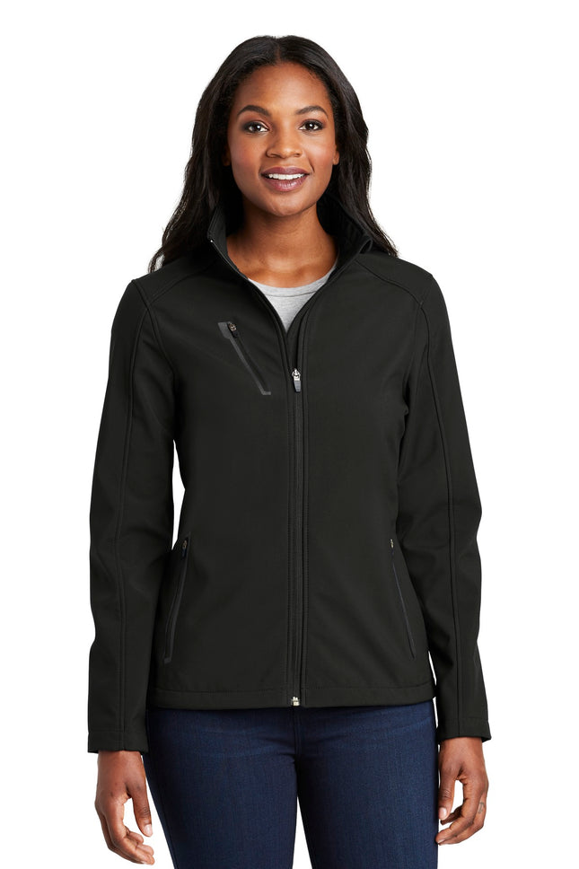Port Authority Women's Welded Soft Shell Jacket L324 Black