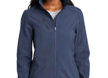 Port Authority Women's Welded Soft Shell Jacket L324 Dress Blue Navy