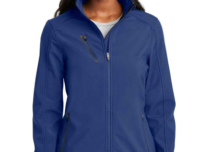 Port Authority Women's Welded Soft Shell Jacket L324 Estate Blue