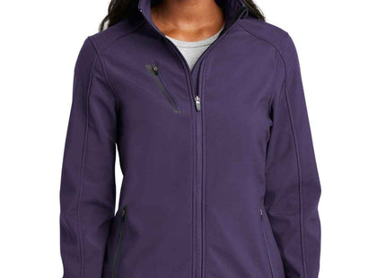 Port Authority Women's Welded Soft Shell Jacket L324 Posh Purple