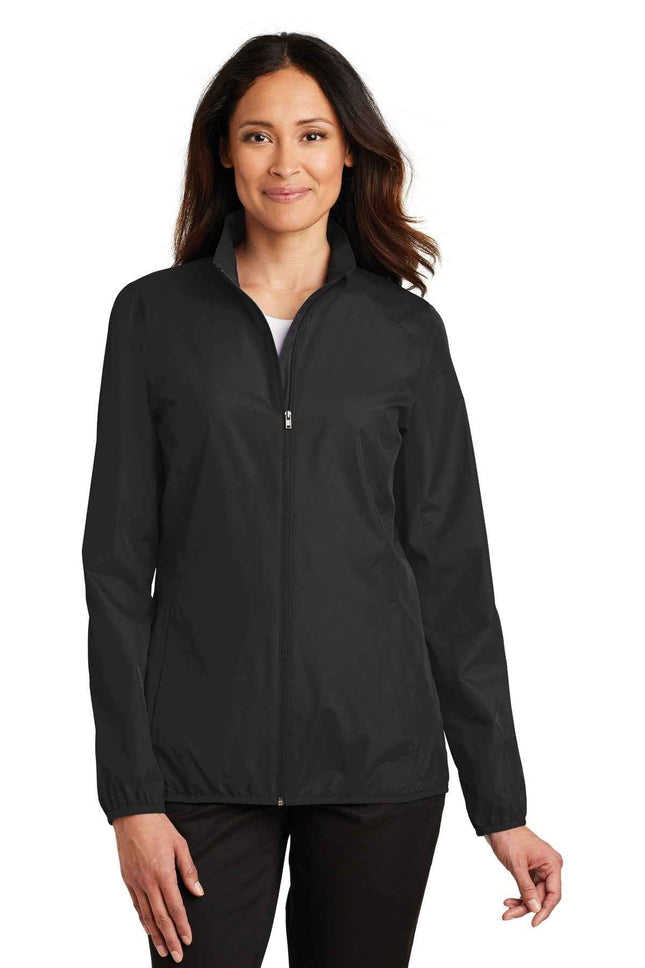 Port Authority Women's Zephyr FullZip Jacket L344 Black