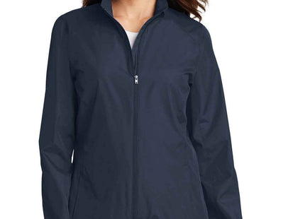 Port Authority Women's Zephyr FullZip Jacket L344 Dress Blue Navy