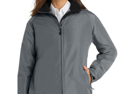 Port Authority Women's Challenger Jacket L354 Steel Grey True Black