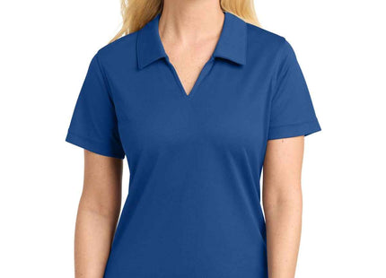 SportTek Women's DriMesh VNeck Polo L469 Royal