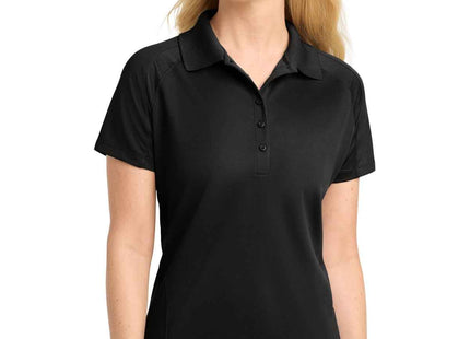 SportTek Women's DriMesh Pro Polo L474 Black