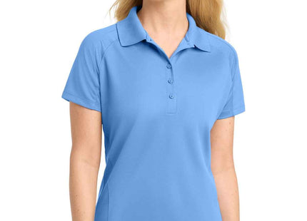 SportTek Women's DriMesh Pro Polo L474 Carolina Blue