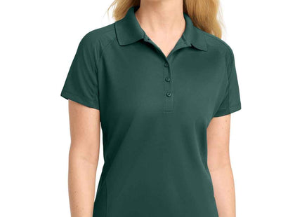 SportTek Women's DriMesh Pro Polo L474 Dark Green