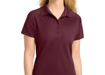 SportTek Women's DriMesh Pro Polo L474 Maroon