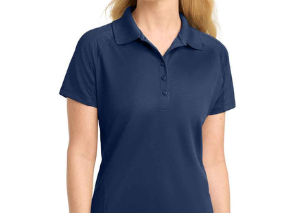 SportTek Women's DriMesh Pro Polo L474 Navy