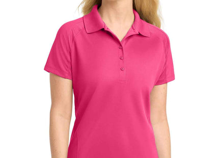 SportTek Women's DriMesh Pro Polo L474 Pink Raspberry