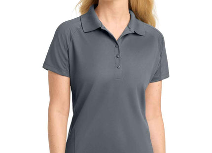 SportTek Women's DriMesh Pro Polo L474 Steel