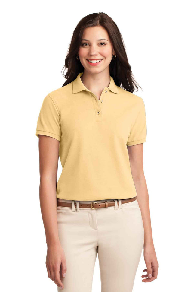 Port Authority Women's Silk Touch Polo L500 Banana