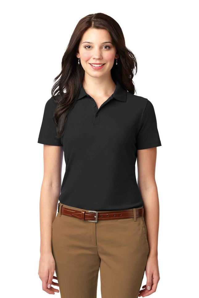 Port Authority Women's StainResistant Polo L510 Black