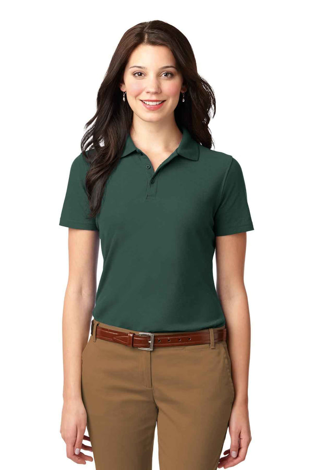 Port Authority Women's StainResistant Polo L510 Dark Green