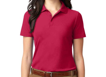 Port Authority Women's StainResistant Polo L510 Red