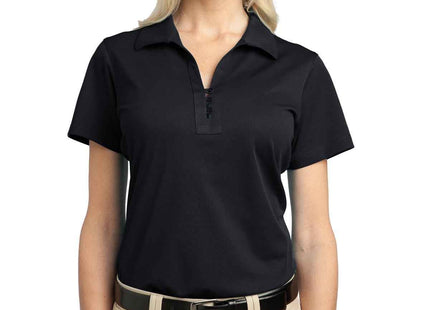 Port Authority Women's Tech Pique Polo L527 Black