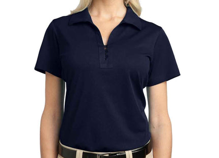 Port Authority Women's Tech Pique Polo L527 Dark Navy