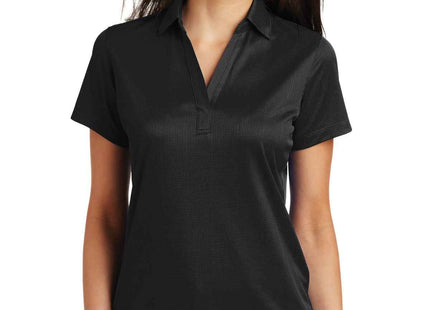 Port Authority Women's Performance Fine Jacquard Polo L528 Black