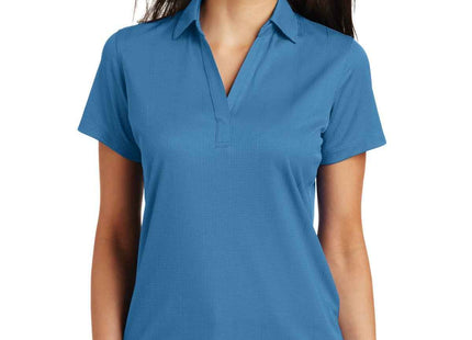 Port Authority Women's Performance Fine Jacquard Polo L528 Ocean Blue