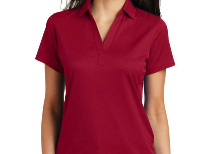 Port Authority Women's Performance Fine Jacquard Polo L528 Rich Red