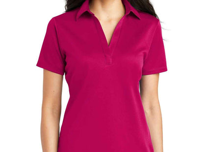 Port Authority Women's Silk Touch Performance Polo L540 Pink Raspberry