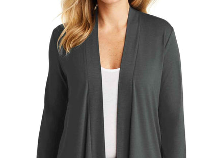 Port Authority Women's Concept Open Cardigan L5430 Grey Smoke