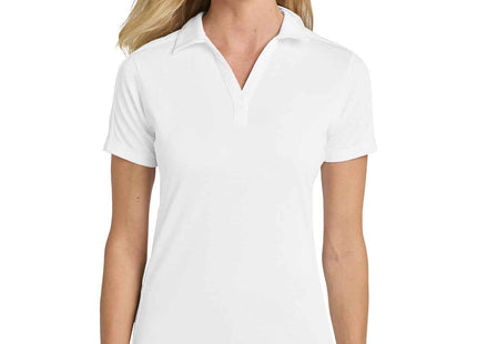 Port Authority Women's Diamond Jacquard Polo L569 White