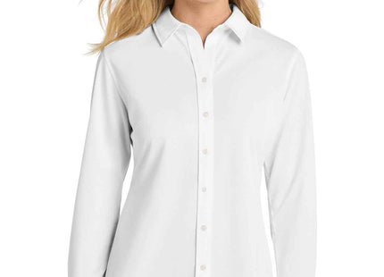 Port Authority Women's Dimension Knit Dress Shirt L570 White