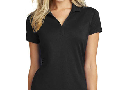 Port Authority Women's Rapid Dry Mesh Polo L573 Black
