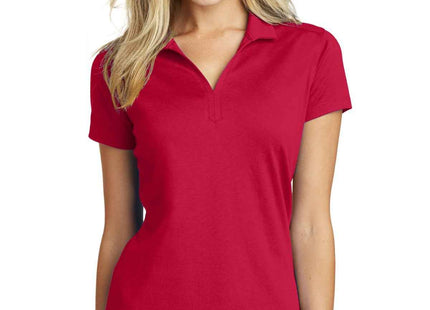 Port Authority Women's Rapid Dry Mesh Polo L573 Engine Red