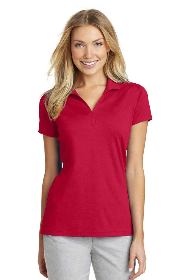 Port Authority Women's Rapid Dry Mesh Polo L573 Engine Red