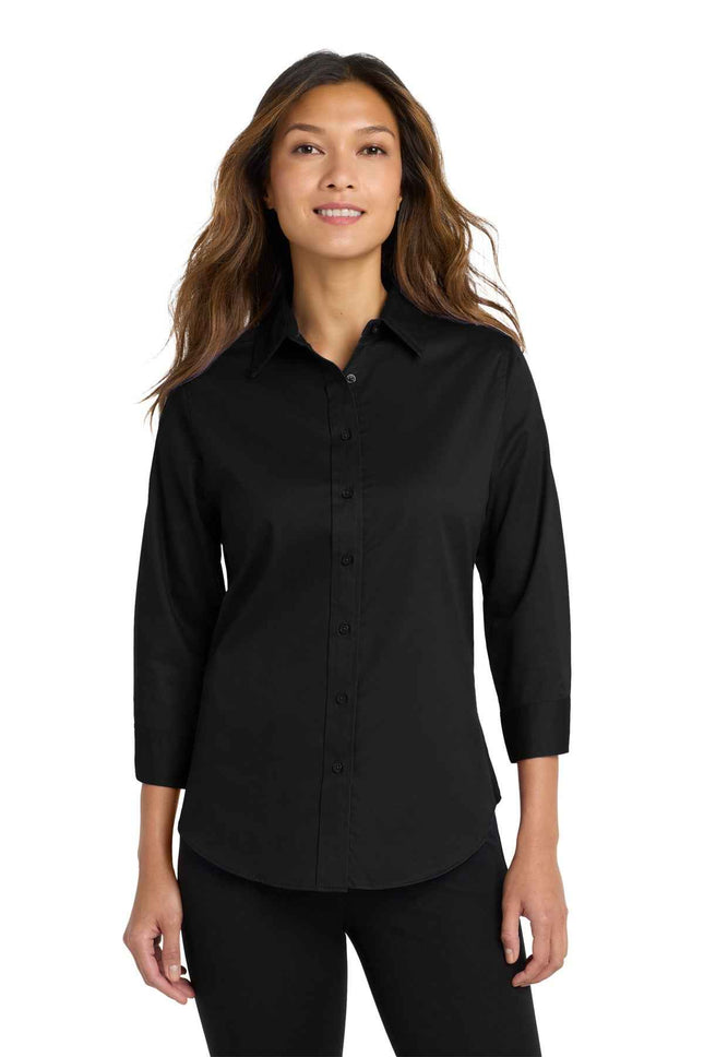 Port Authority Women's 3/4Sleeve Easy Care Shirt L612
