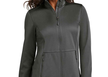 Port Authority Women's Flexshell Jacket L617 Grey Steel