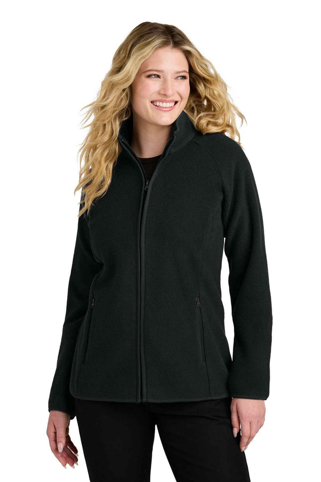 Port Authority Women's CFREE Raglan Fleece L700 Deep Black