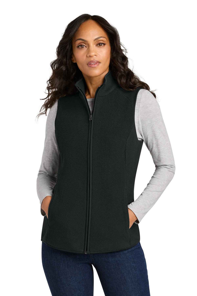 Port Authority Women's CFREE Fleece Vest L702 Deep Black