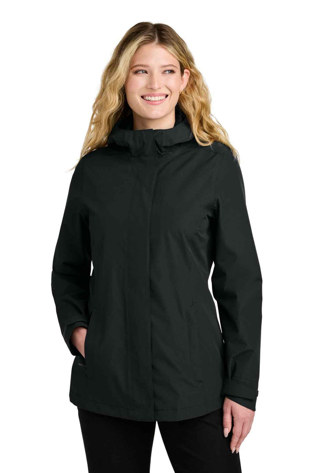 Port Authority Women's CFREE Rain Jacket L714 Deep Black