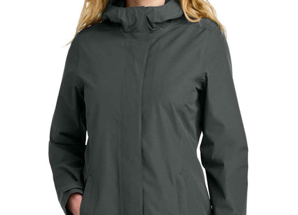 Port Authority Women's CFREE Rain Jacket L714 Grey Steel