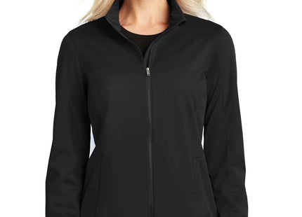 Port Authority Women's Active Soft Shell Jacket L717 Deep Black