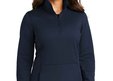 Port Authority Women's Smooth Fleece 1/4Zip L804 River Blue Navy