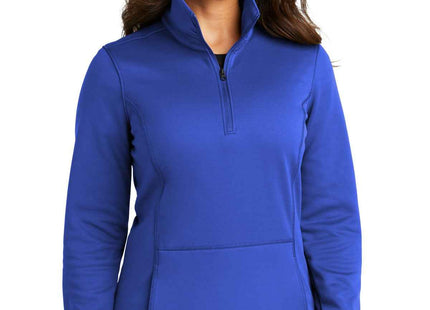 Port Authority Women's Smooth Fleece 1/4Zip L804 True Royal